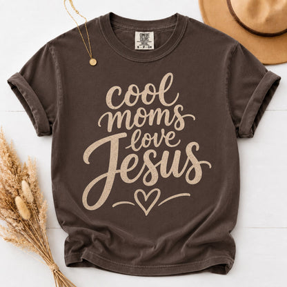 Moms Love Jesus Shirt